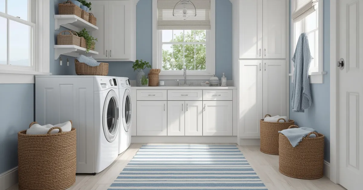 Coastal Laundry Room Vibes