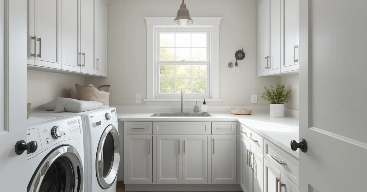DIY Budget Laundry Room Makeover