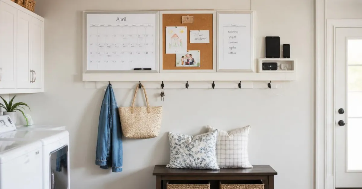 Laundry Room Command Center