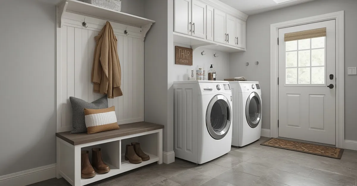 Laundry Room That Doubles as a Mudroom