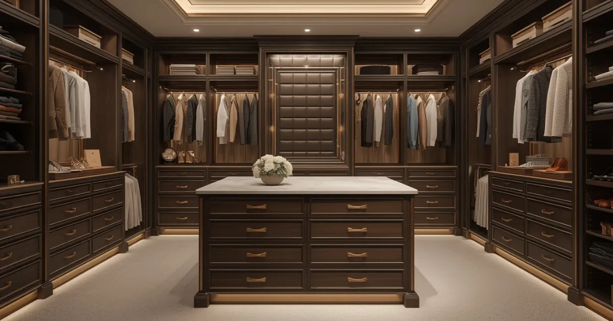 Splurge: Custom Walk-In Closet Island