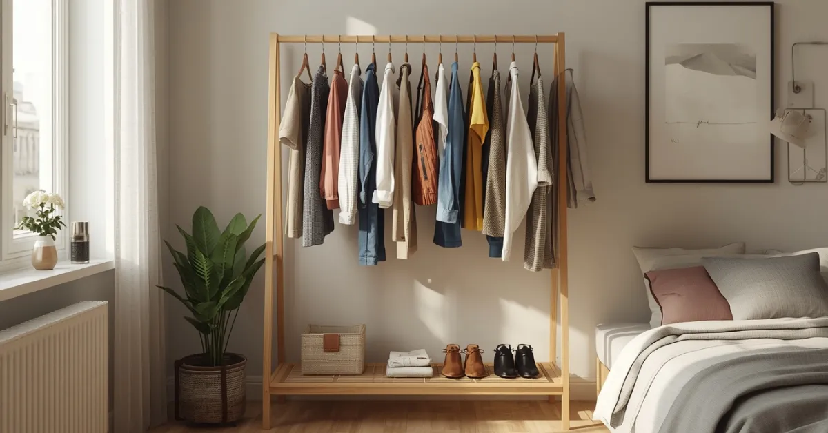 Studio Apartment Wardrobe Rack