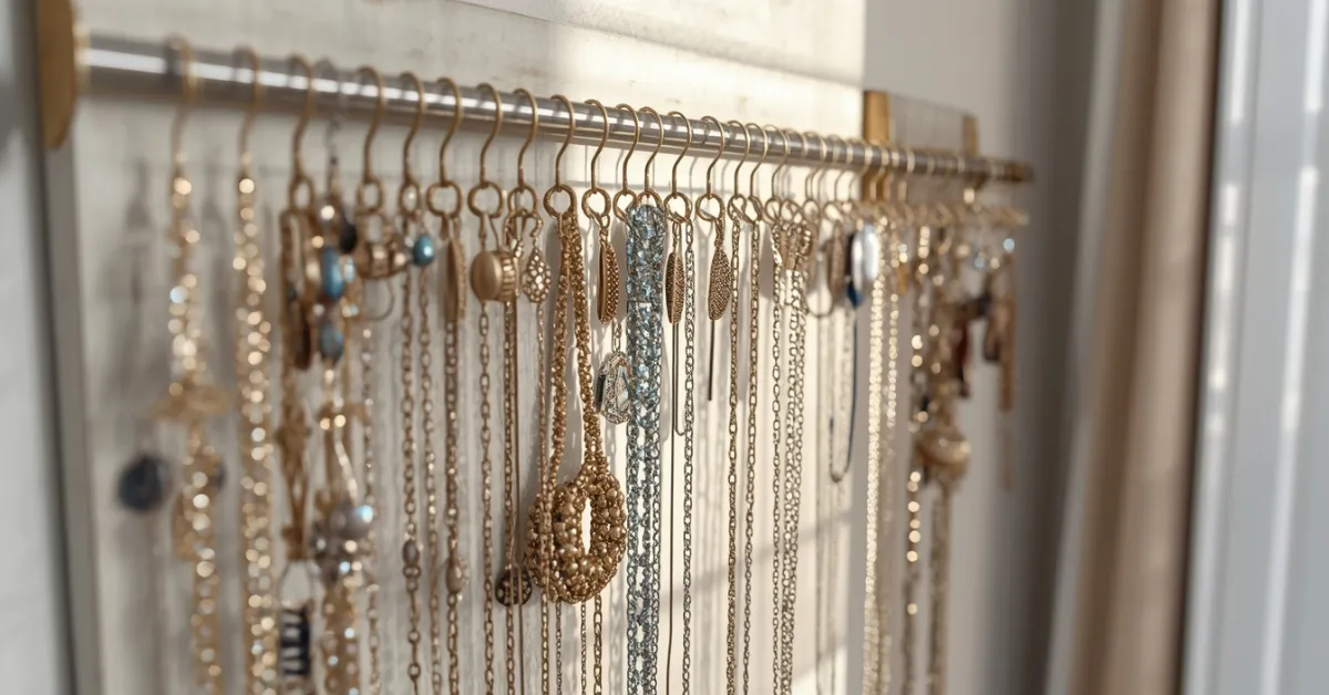 Wall-Mounted Jewelry Board